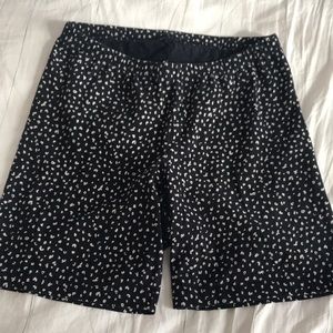 Leopard print bike shorts